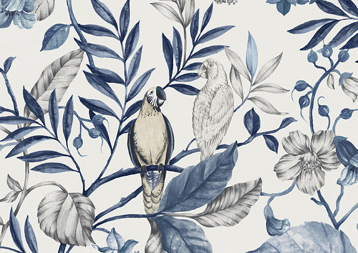 Iquitos, Indigo - Twist&Fit Roman Blind - Image 7